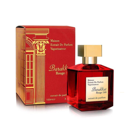 Nước Hoa Unisex Fragrance World Maison Vaporisateur Barakkat Rouge 540 Extrait De Parfum 100ml