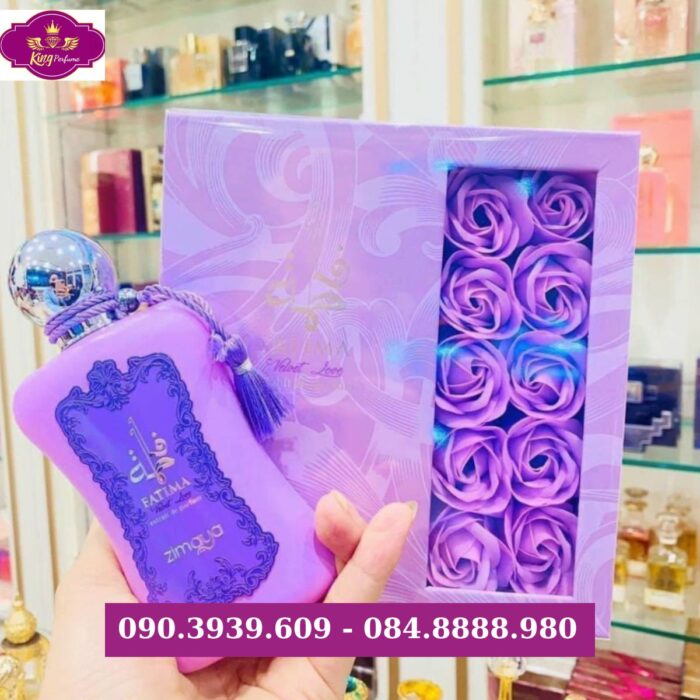 Nước hoa dubai nữ Fatima Velvet love ngọt nhẹ nhàng quyến rũ 100ml - Ảnh 2