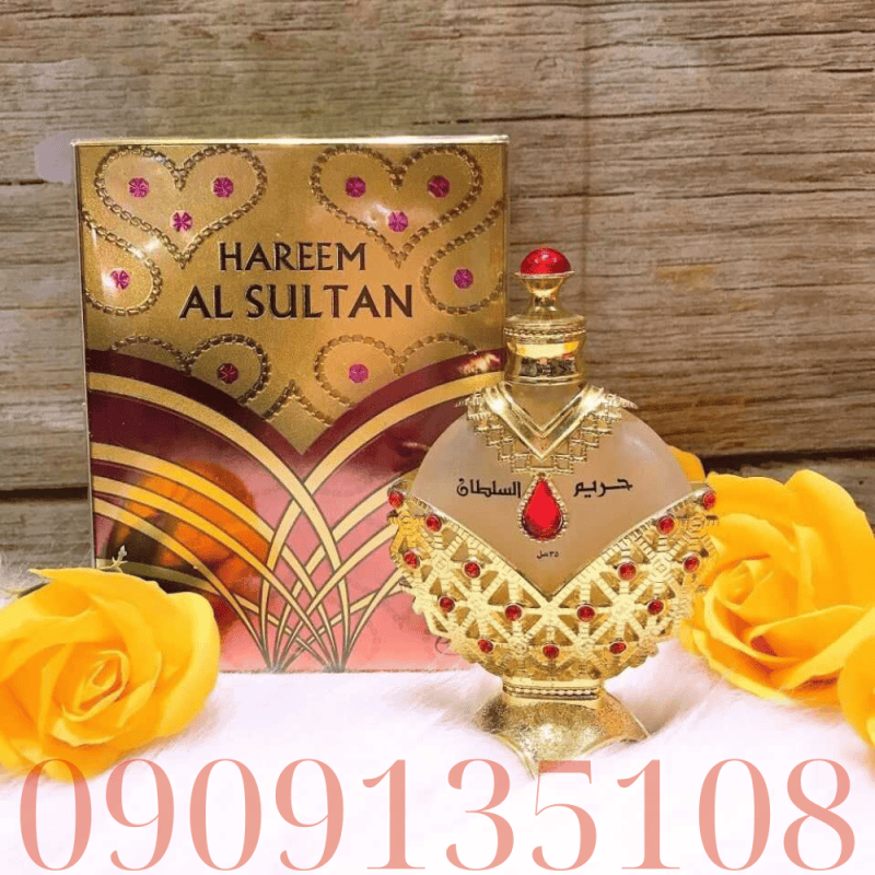 Tinh dầu dubai nữ Hareem Al Sultan ngọt dịu dàng sexy tiểu thư 35ml