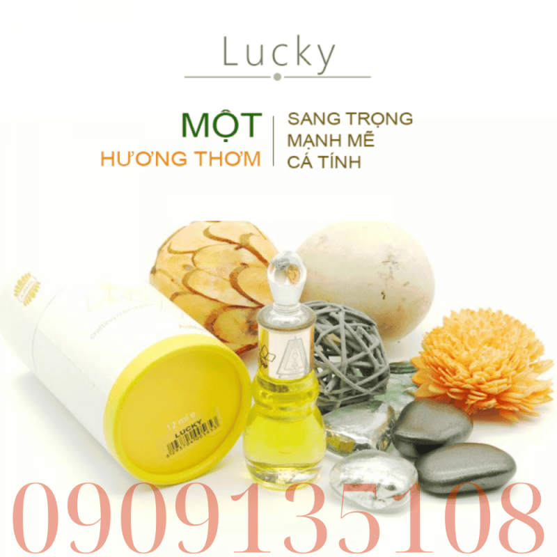 Tinh dầu nước hoa Dubai Ajmal Lucky sang chảnh nhẹ nhàng 12ml