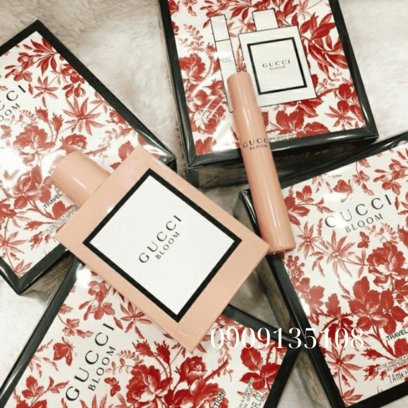 Set nước hoa Gucci Bloom 2 món ( EDP 100ml & EDP 10ml)