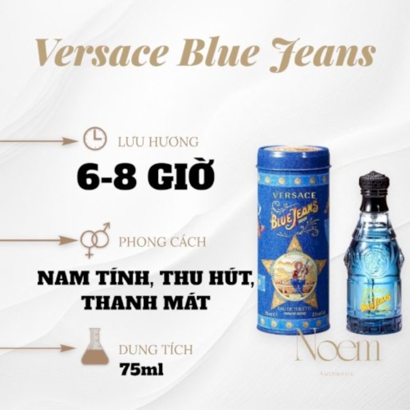 Nước Hoa Nam Versace Versus Blue Jeans 75ml thegioinuochoa 2