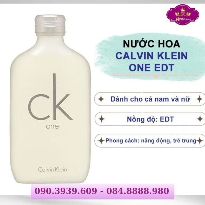 Nước hoa CK be Trắng UNISEX EDT 100ml - Ảnh 2