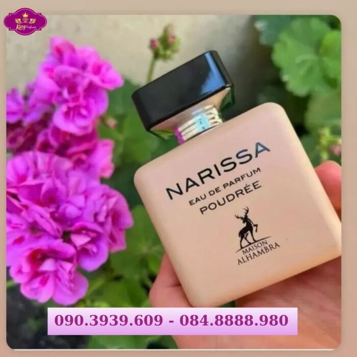 Nước hoa Maison Alhambra Narissa Poudree 100ml EDP - Ảnh 3