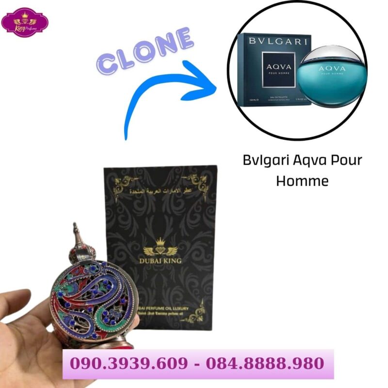 Tinh Dầu Nước Hoa Dubai Nam mùi hương BLV AQUA 15ml