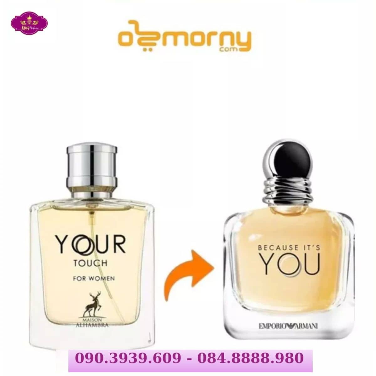 Nước hoa Dubai Your Touch women 100ml EDP