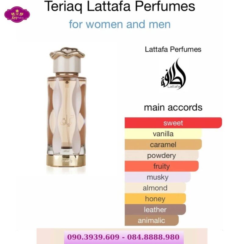 Nước Hoa Dubai Lattafa Teriaq 100ml