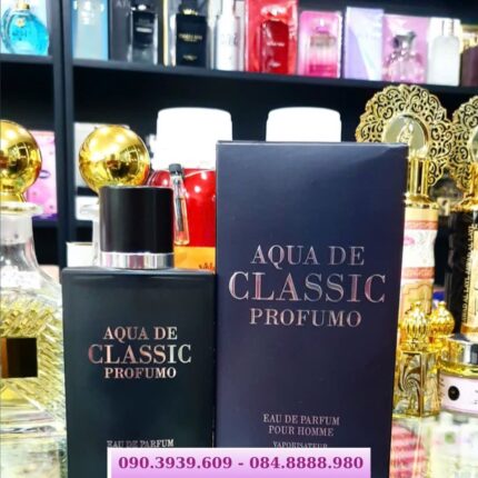 Nước Hoa Dubai Aqua de Classic Profumo 100ml EDP Pour Homme – Sự Lựa Chọn Hoàn Hảo Cho Quý Ông Hiện Đại