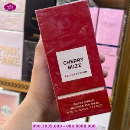 Nước Hoa Dubai Cherry Buzz 80ml EDP – Hương Thơm Quyến Rũ Chuẩn Trung Đông