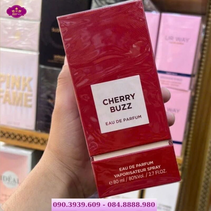 Nước Hoa Dubai Cherry Buzz 80ml EDP – Hương Thơm Quyến Rũ Chuẩn Trung Đông