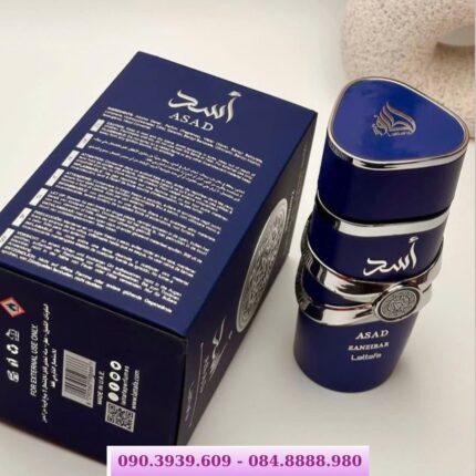 Nước Hoa Dubai Nam Lattafa Asad Zanziba 100ml – Phong Vị Nam Tính Đậm Chất Trung Đông