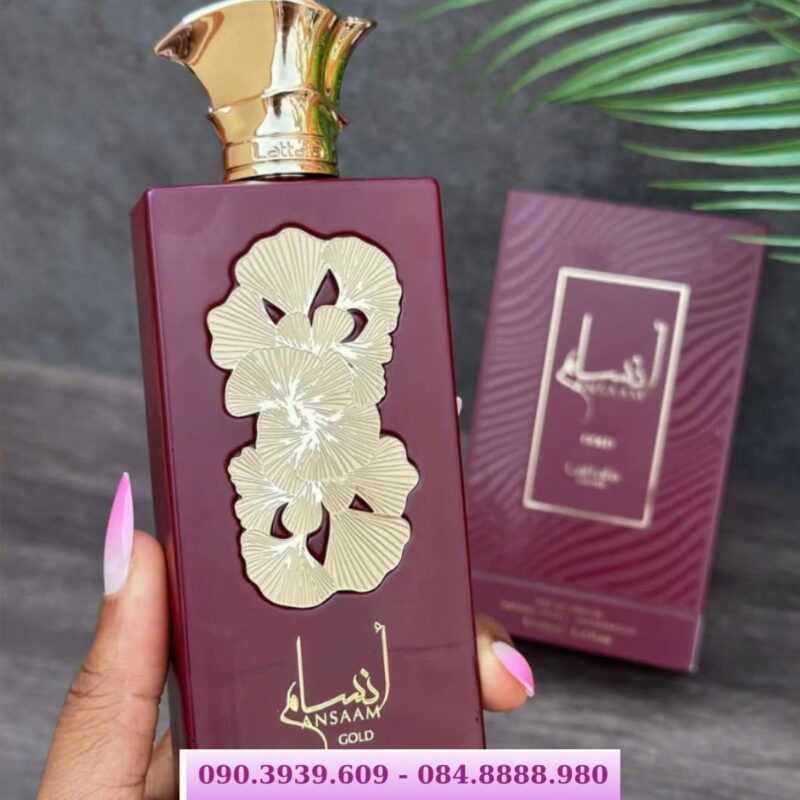 Nước Hoa Dubai Nữ Lattafa Pride Ansaam Gold 100ml – Hương Thơm Vàng Cho Phái Đẹp Hiện Đại