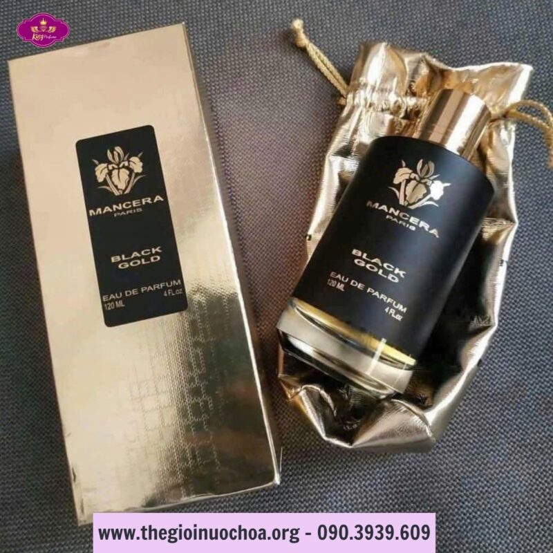 Nước Hoa Nam Mancera Black Gold Eau De Parfum 120ml – Mạnh mẽ, nam tính