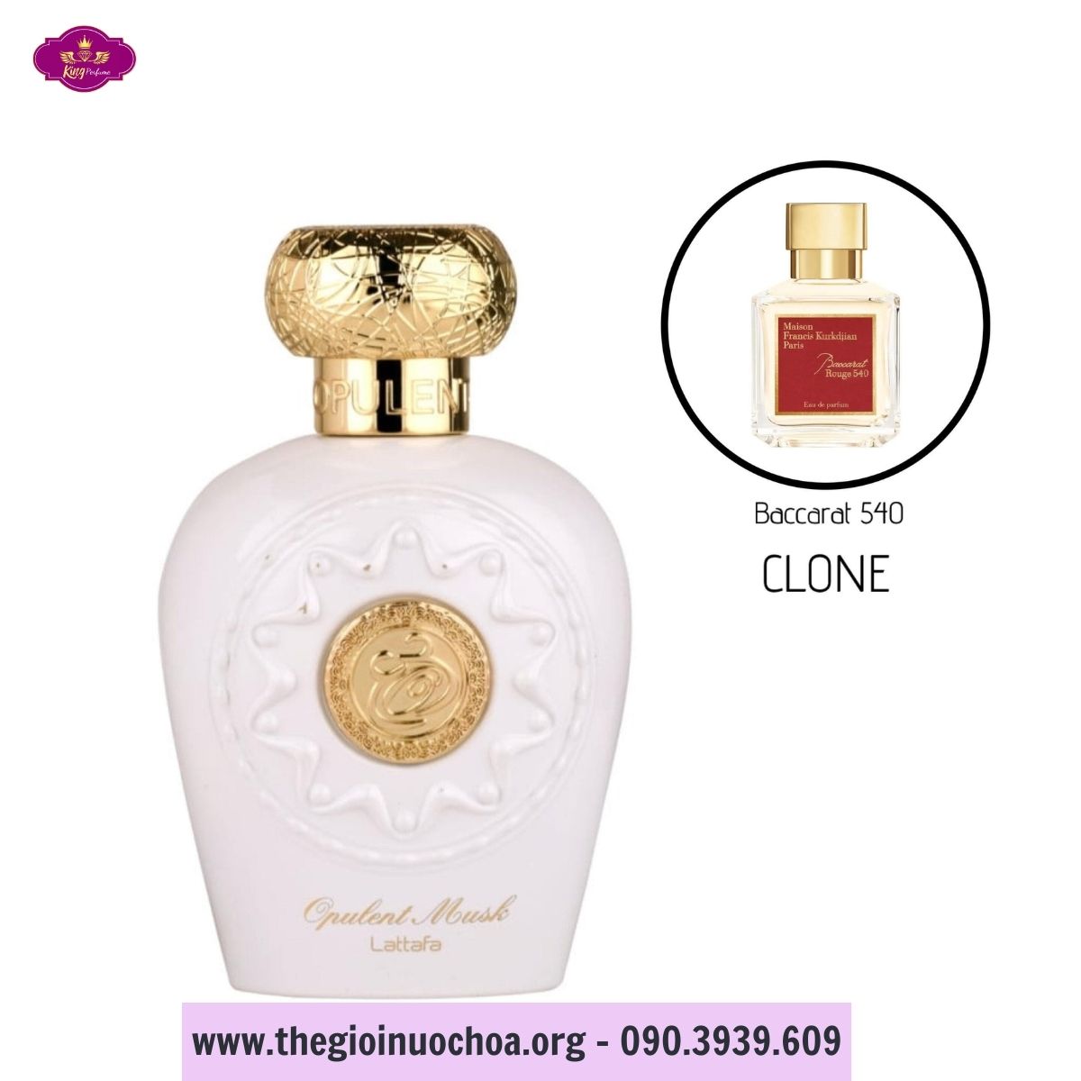 Nước hoa nữ Lattafa Opulent Musk EDP 100ML – Hương thơm ấm áp