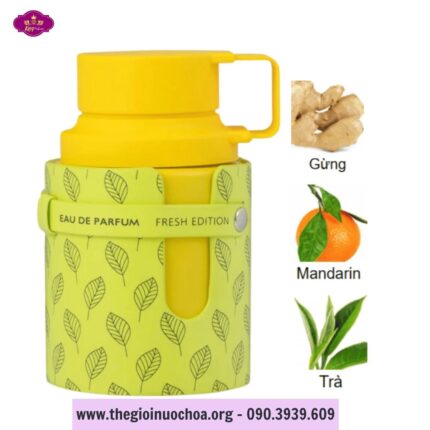 Nước hoa unisex Armaf Odyssey Limoni Fresh Edition 100ml – Tươi mát