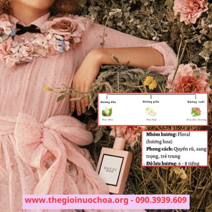 Nước hoa Nữ gucci bloom EDP 50ml - Quyến rũ, trẻ trung, sang trọng (2)