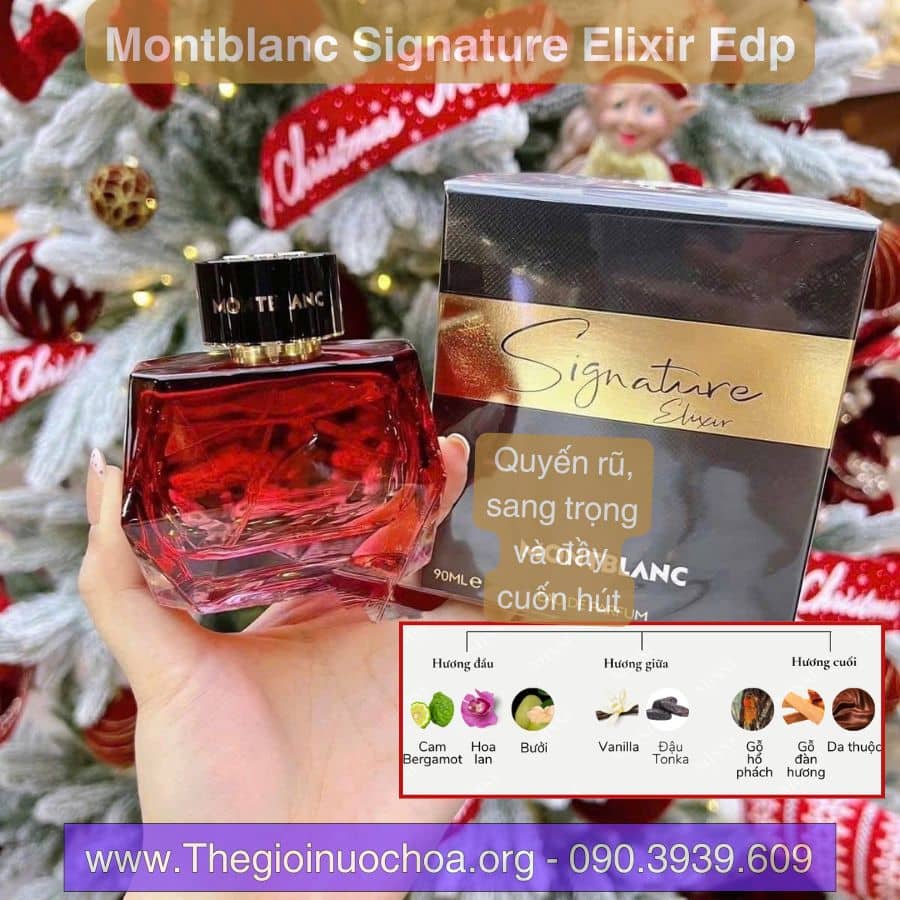 Nước hoa nữ Montblanc Signature Elixir Edp 90ml – Quyến rũ, sang trọng và đầy cuốn hút (2)