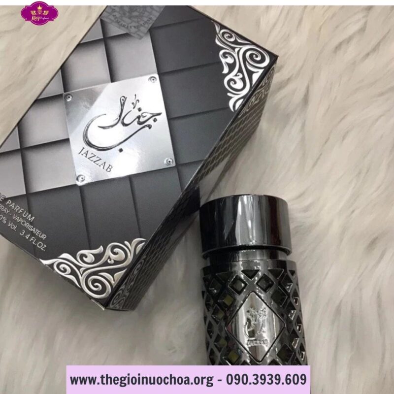 Nước hoa Dubai Nam Jazzab Silver Lattafa Tươi Mát