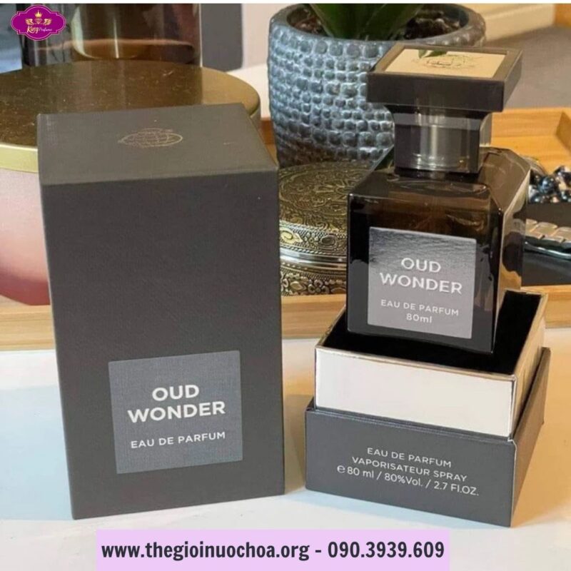 Nước hoa Dubai OUD WONDER 80ml hương Gỗ Trầm
