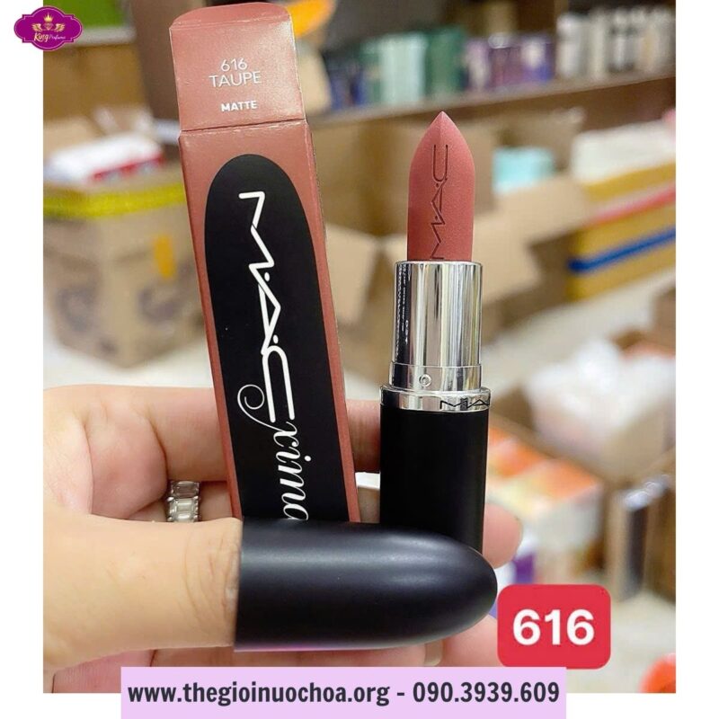 Son Mac Macximal Silky Matte 616 Taupe Màu Cam Đất