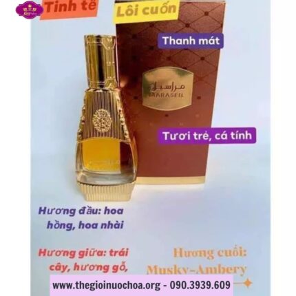 Tinh Dầu Nước Hoa Dubai Cao Cấp Maraseil Sang Trọng, Quyến Rũ