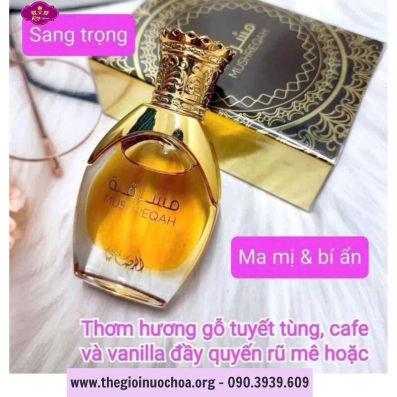 Tinh dầu nước hoa Dubai cao cấp Mushreqah 15ml